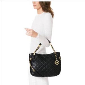 Michael Kors quilted Susannah medium shoulder bag
